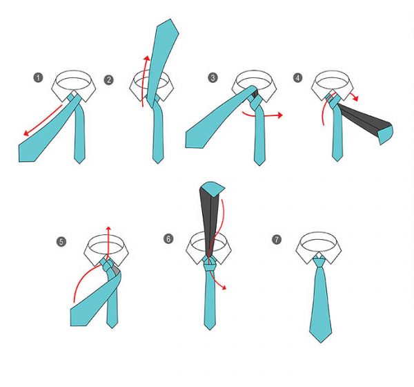 7 способов красиво завязать галстук