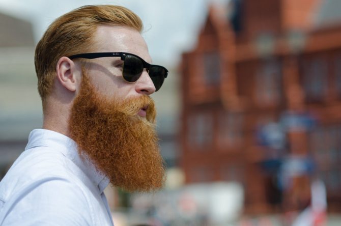почему у мужчин рыжая борода